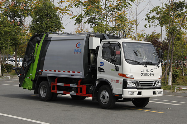 JAC Junling 7m³ compressed garbage truck New