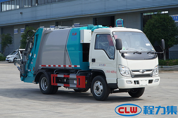 Foton small truck 5m³ compressed garbage truck