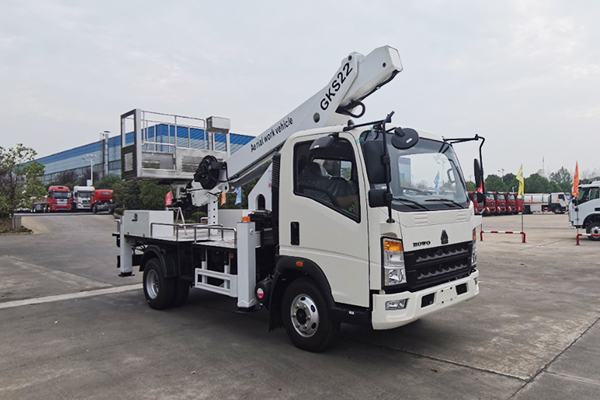 Sinotruk HOWO 22 meter straight arm aerial platform high-altitude work vehicle