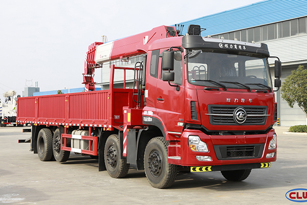 Chengli four axis 12-ton 5-section arm Truck mounted crane carrier
