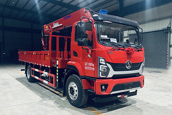 Shaanxi Automobile Shacman 8-ton 5-section arm Truck mounted crane carrier
