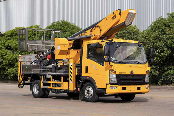 Sinotruk HOWO 36 meter straight arm aerial platform high-altitude work vehicle