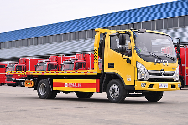 New Foton Multi functional 4x2 Drive flatbed transport obstacle clearing vehicle
