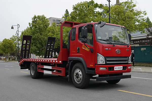 FAW 18 ton multi function flatbed transport vehicle obstacle clearing vehicle