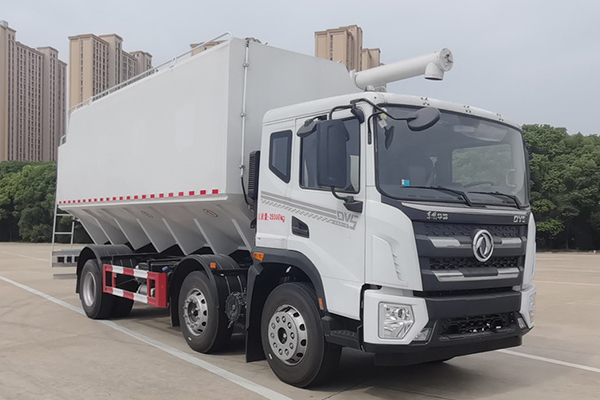 New Dongfeng Huashen three-axis 32m³ bulk feed truck