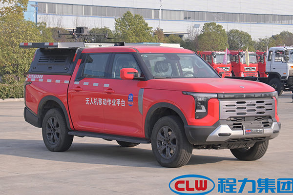 New Dongfeng four-wheel drive pickup unmanned aerial vehicle command vehicle