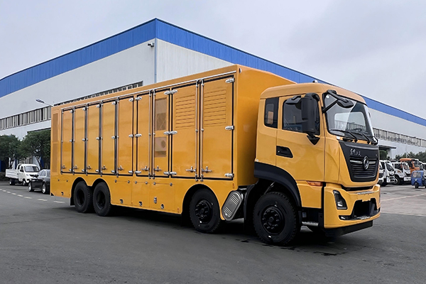 Dongfeng Tianlong 8x4 drive large capacity energy storage power vehicle