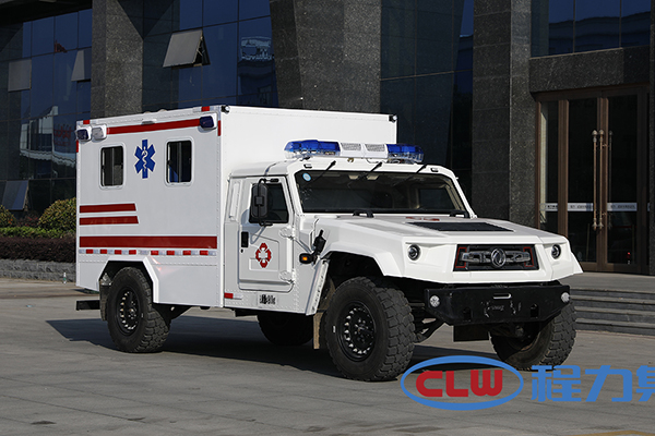 New Dongfeng Mengshi 7-person four-wheel drive off-road transfer ambulance