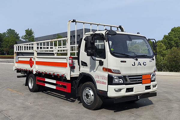 New JAC 4x2 Drive gas cylinder transport vehicle