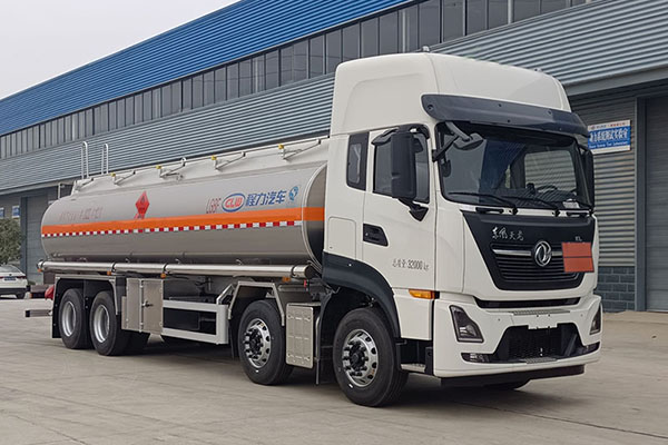 New Dongfeng four axle 8x4 drive 25.5m³ aluminum alloy fuel tanker truck