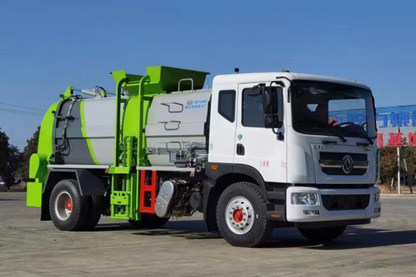 Dongfeng 4x2 Drive 12m³ Kitchen Waste Compressed Garbage Truck