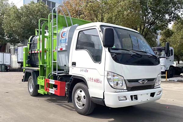 New Foton small card 4m³ special kitchen garbage truck compression car
