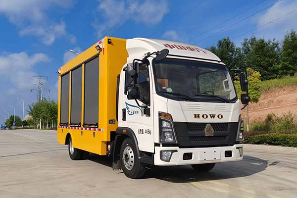 Sinotruk Howo 4x2 Drive Mobile Emergency Power Supply Vehicle Energy replenishing Truck