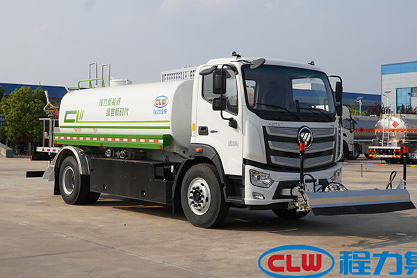 New Foton Ouman pure electric new energy 4x2 drive 10m³ cleaning sprinkler truck EV
