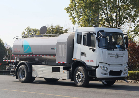Dongfeng pure electric new energy 4x2 drive 10m³ cleaning sprinkler truck EV