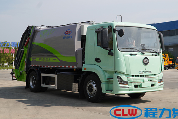 New Chengli pure electric new energy 4x2 drive 12m³ compression garbage truck EV