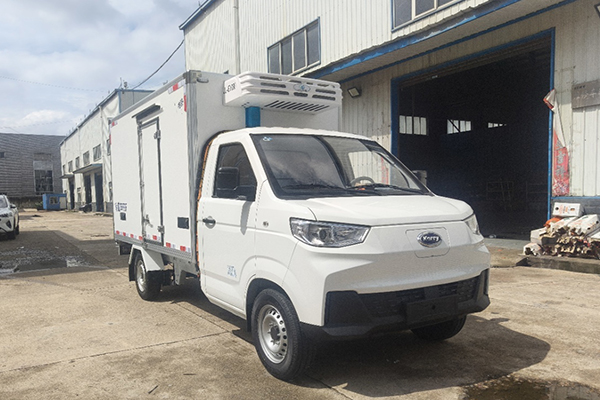 New Chery small 4x2 drive pure electric refrigerated truck For sale EV