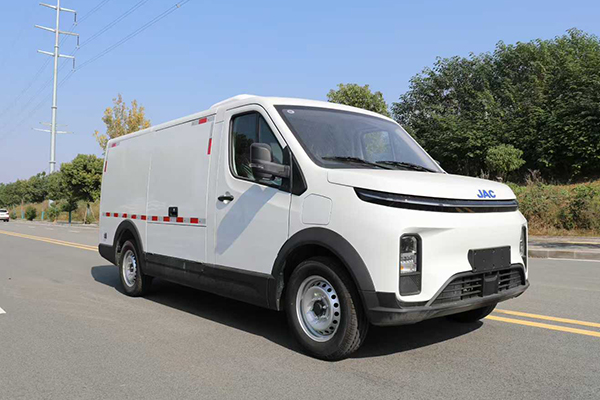 New JAC Marlboro pure electric bread type refrigerated truck For sale EV