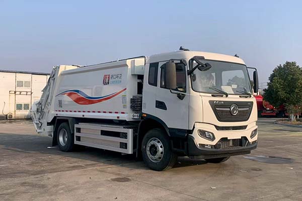New Dongfeng 16m³ pure electric 4x2 drive compression garbage truck EV